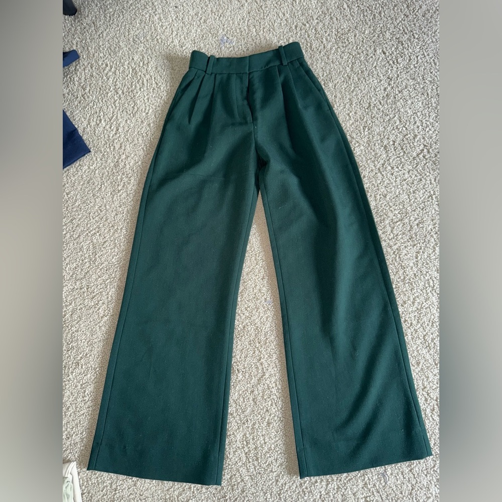 Abercrombie & Fitch Sloane Tailored Wide Leg Pants